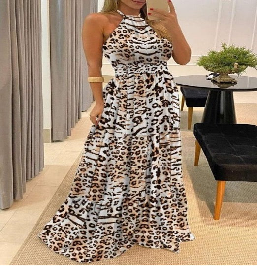 Vestido Maxi - Animal print